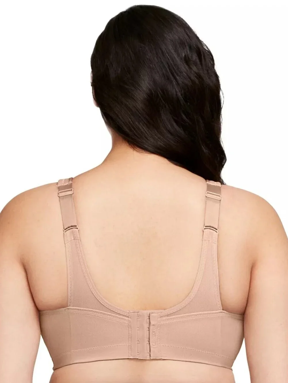 Glamorise Womens MagicLift Seamless Sports Wirefree Bra 1006 Café 38DD WL23